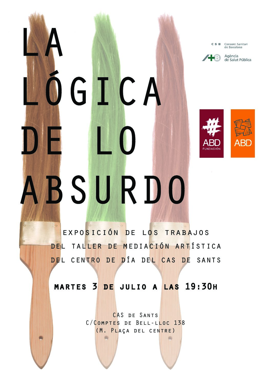 El CAS de Sants organitza una exposició amb els treballs del taller de mediació artística