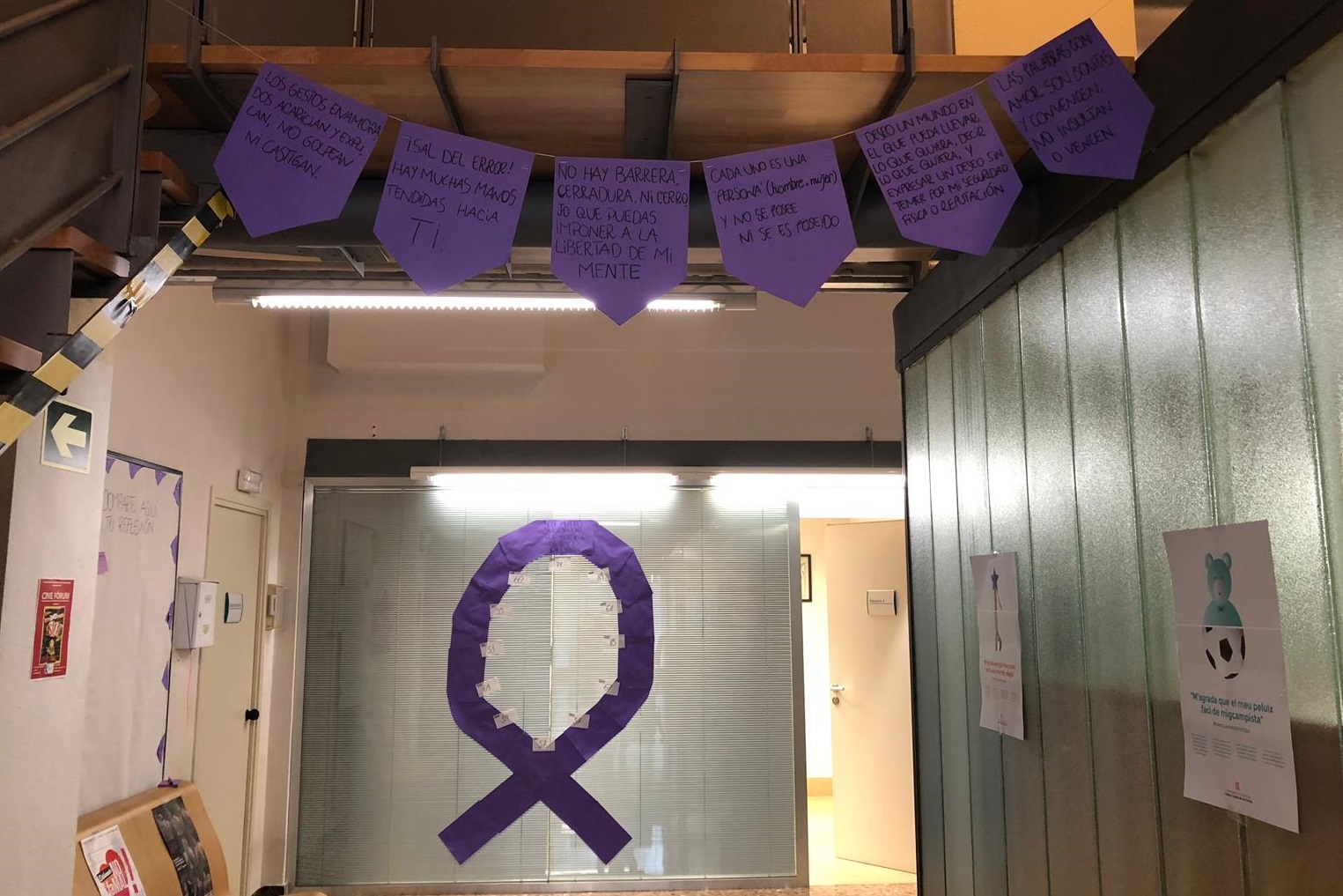 El CAS de Sants reivindica el 25N, Día contra la Violencia Machista, con mujeres usuarias del servicio