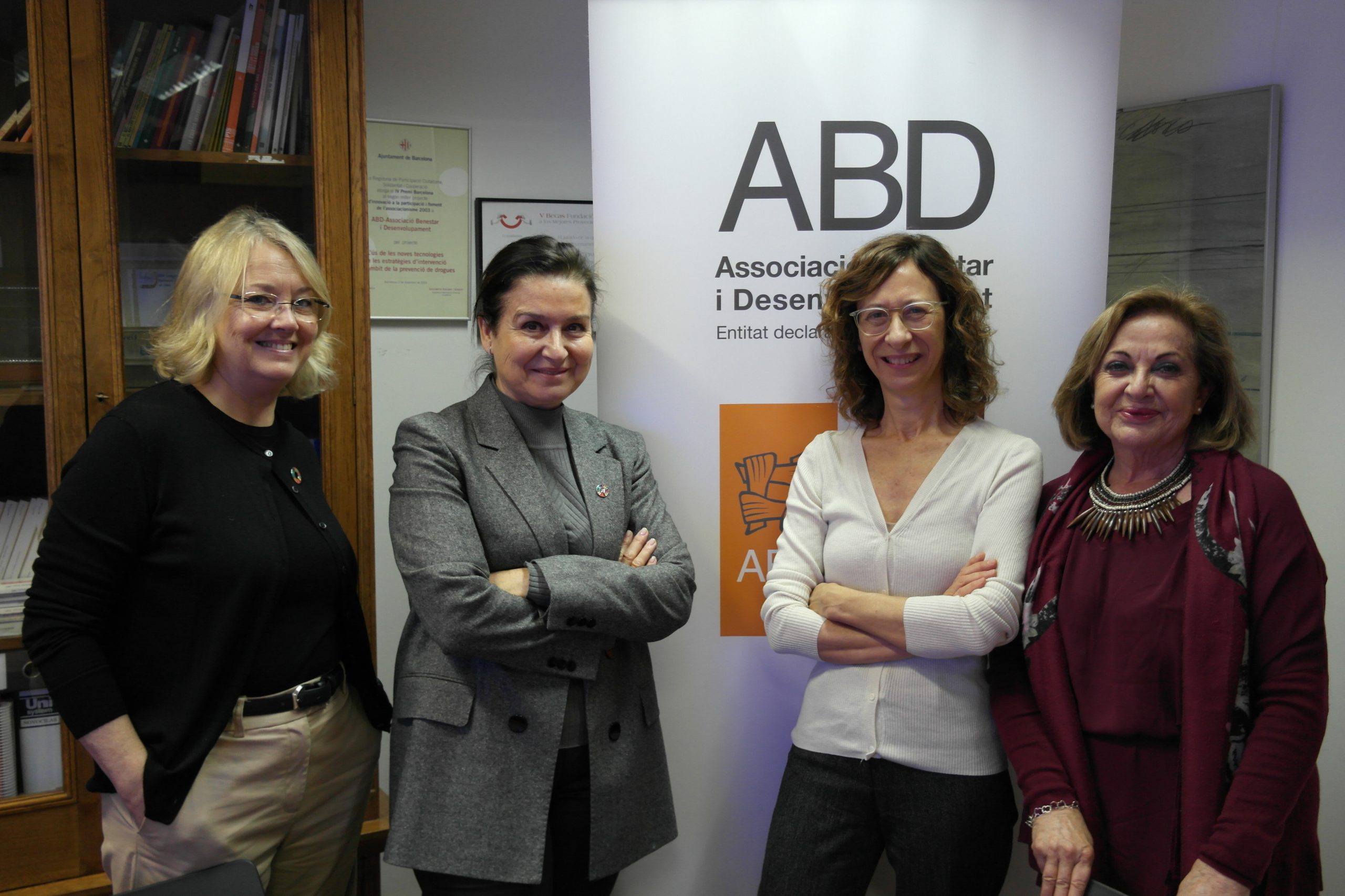 La Directora general de l’Autonomia Personal i la Discapacitat de la Generalitat de Catalunya visita ABD
