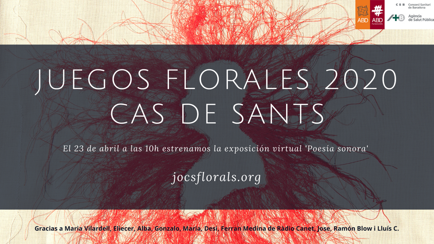 La 26ª edición de los Juegos Florales del CAS de Sants cambia de formato con el estreno de una exposición virtual